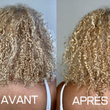 cheveux bouclés colorés